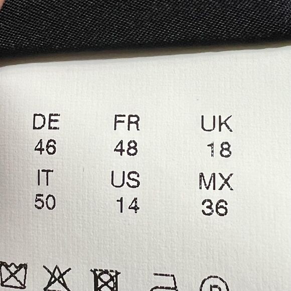 BOSS Hugo Boss Blazer Womens 14 Pinstripe Wool Blend Stretch Suit Jacket - Picture 5 of 9